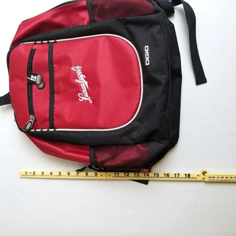 Leinenkugels OGIO Backpack NEW Red Black Brewery Logo Audio Laptop Travel Bag